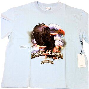 Students Men’s "Golf Eagle Season Graphic T-Shirt – Chambray Blue – Size L – NWT